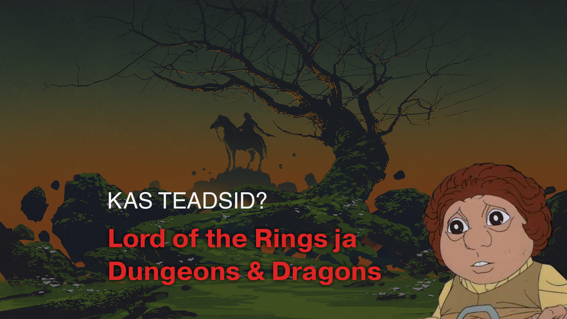Video: Lord of the Rings ja Dungeons & Dragons